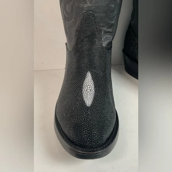 Los Altos Sea Stingray Cowboy Boots 10 D Exotic